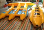 Commercial Grade Rental Towable Inflatables Water Game Flying Fish For Seashore