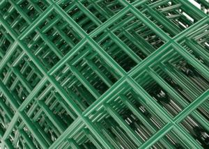 Quality Green 25m Pvc Coated Wire Mesh Rolls Hardware Cloth With Straight Edge For Fences wholesale