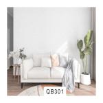 68cm 136cm White Fabric Wallpaper Real Fabric Wallpaper For Villa Apartment