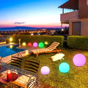 Quality 30 cm IP 65 waterproof plastic led Illuminated Sphere wholesale