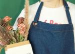 Dark Blue Waist Pocket Mens Kitchen Aprons