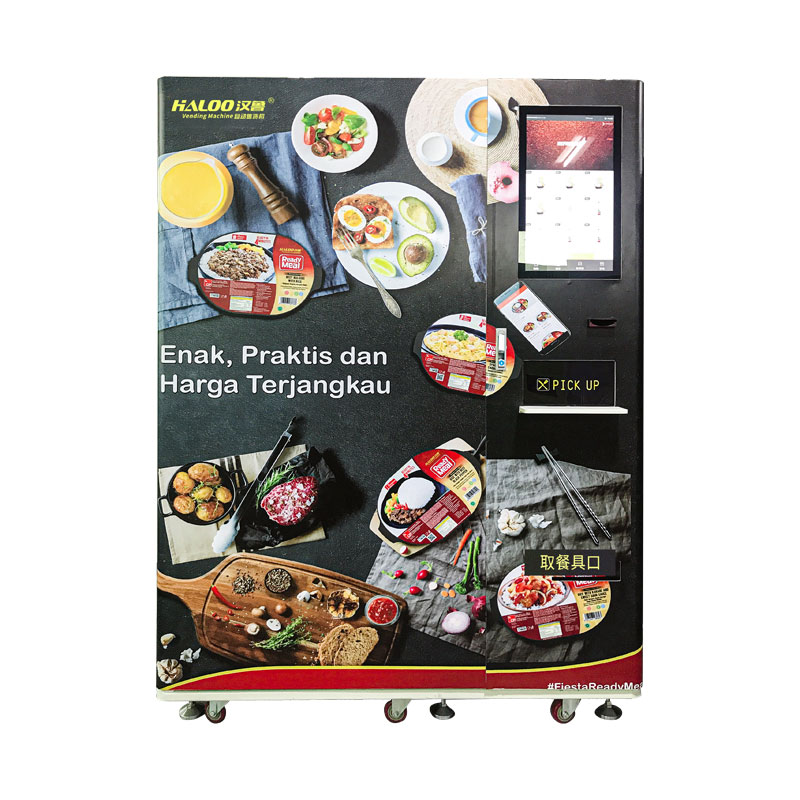 -20C Frozen Chicken Pork Beef Seafood Vending Machine Fully Automatic Frozen Food Vending Machine