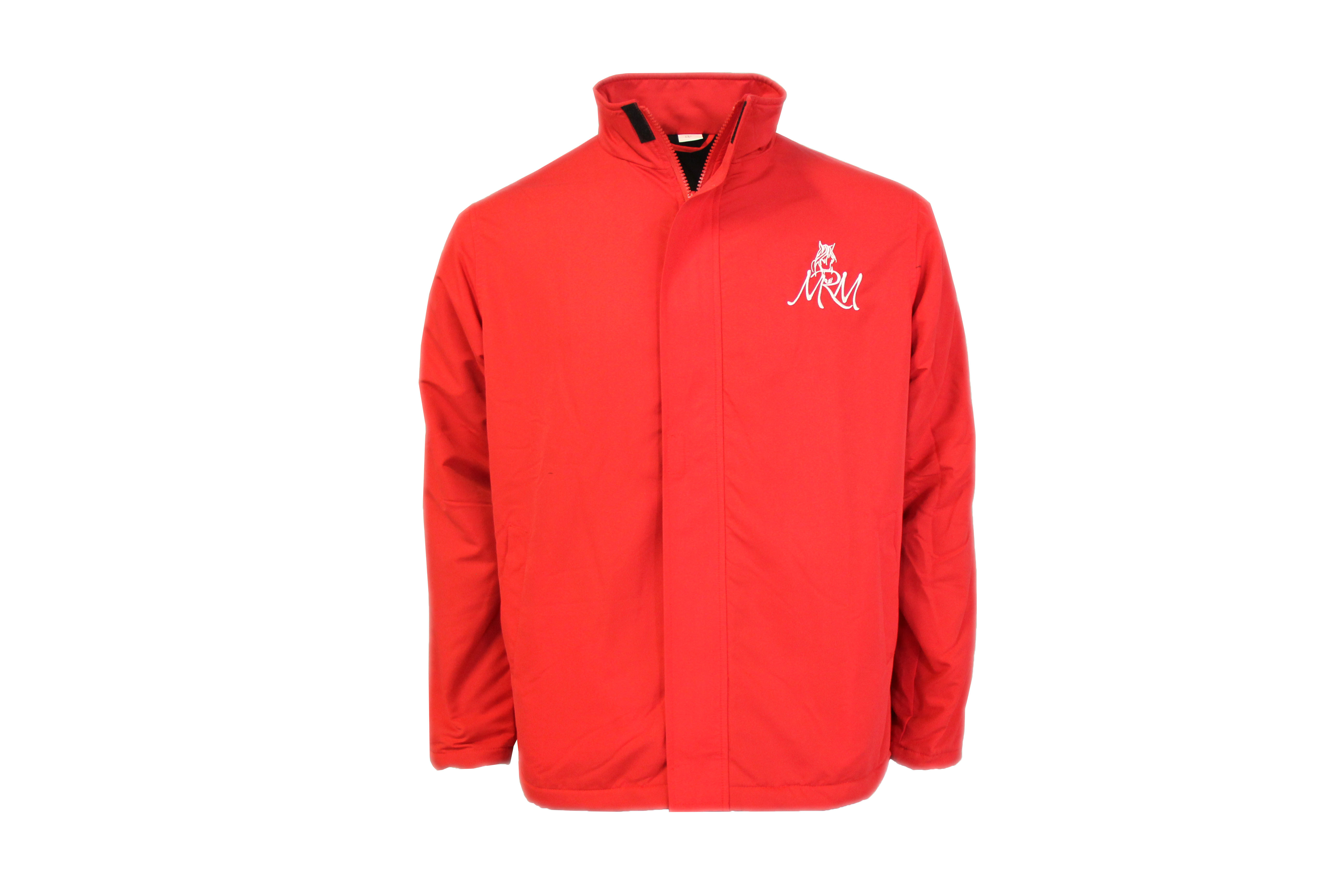S-5XL Fleece Lined 413 GSM Black Thermal Jacket With Embroidery