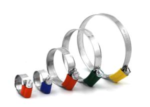 Quality British Hose Clamp Wth Tube Housing , Insulation Metal Clamping Band Hose Clips wholesale