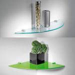 Shop Commercial Glass Shelves Color Painted With Polished Edges