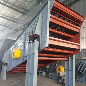 Quality MZZG Brand Circular Vibrating Screen , Dewatering Vibrating Screen Simple Design wholesale