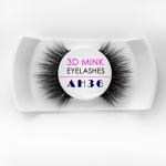 Lightweight Mink False Lashes , Natural Black Private Label Mink Lashes