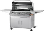 Factory price kitchen bbq easy grill slow burning 4 burners gas bbq grill with