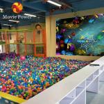 Kids Indoor Playground Park 3D Interactive Ball Game Big Floor Wall Projection