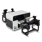 55 KG 3060 Small A3 UV DTF Printer 3IN 1 30cm Digital Film Sticker Transfer Logo