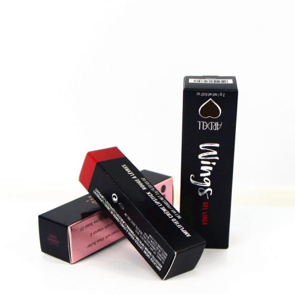 Die Cut Cosmetic Packing Box , Custom Lipstick Packaging Boxes ROHS ISO