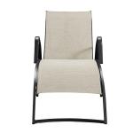 Outdoor Styles Dark Brown Finish Beach Chaise Lounge
