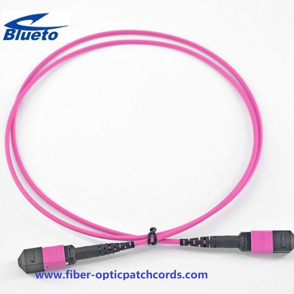 Yellow MTP MPO-6LC Duplex MPO To LC Fiber Cable 3.0mm 12 Core Single Mode