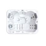 Acrylic Hydrotherapy Whirlpool Massage Spa Hot Tub for 4 Persons for Outdoor