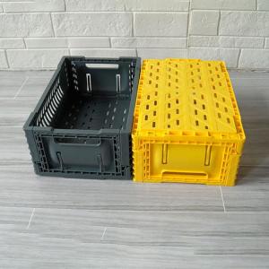 Quality Small Vented Collapsible Storage Crate PP Plastic For Snack Fruit wholesale
