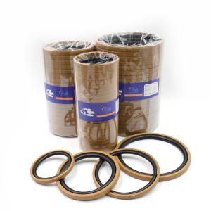 Quality Construction Equipment Hydraulic Piston Seal NBR Material Golden Color wholesale
