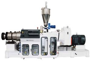 Quality CE Counter Conical Double Screw Extruder Machine wholesale