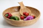 2016 new organic bamboo salad bowl