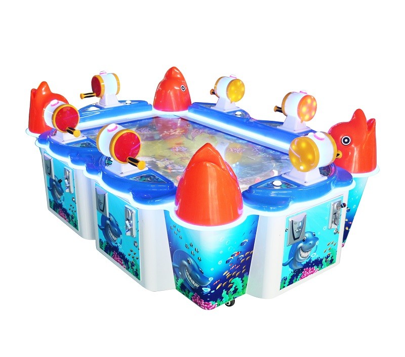 6 In 1 Fishing Game Machine / Fish Shooting Game Arcade Parent Children Interaction