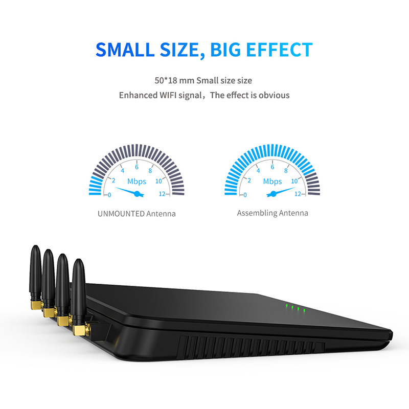 Omnidirectional 4G Communication 5GHz USB WiFi Antenna Frequency Range GSM/WIFI/4G
