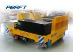 PLC System Remote Controlled Battery Motorized Steel Coil Transfer Car on Rails