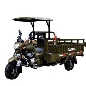 Quality Semi-floating Rear Axle 200cc 250cc 300cc Heavy Loading Truck Tricycle with Semi Cabin wholesale
