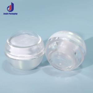 Quality Plastic Cosmetic Cream Jar Small 5g Cream Jar Double Layer With PS Collar wholesale