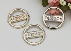 Quality Round Fashion Resistant Ladies Shoe Buckles Replacement Customized Logo wholesale