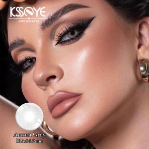 Quality AURORA QUEEN Colored Eye Contact Lenses Natural HEMA 14.2mm For Cosplay Myopia wholesale