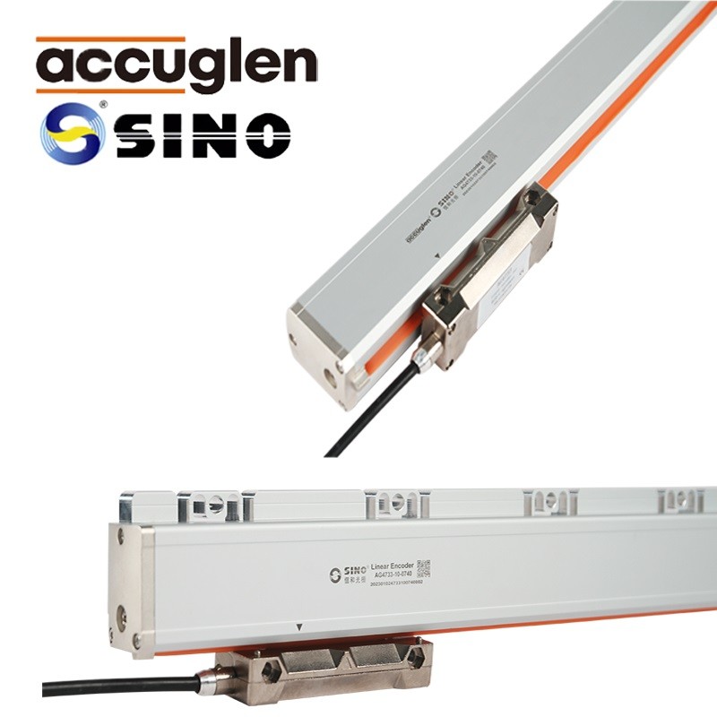 TTL Signal Ka-200 Linear Glass Scale Encoder For Lathe With 5um/1um Resolution