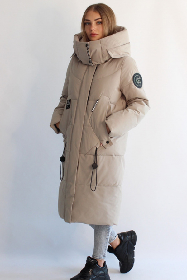 FODARLLOY Free shipping ladies warm hooded cotton padded clothes women oversize long down winter coat