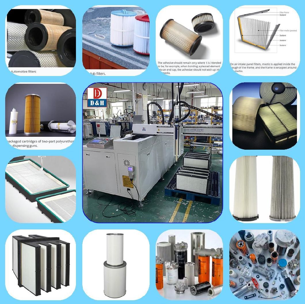Automatic Air Filter Gluing Machine Adhesive Bonding Machine for Filtration Products