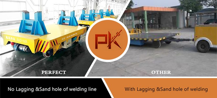 Custom remote control/pendant 1-300t Flat Low Bed Rail Industrial Trolleys