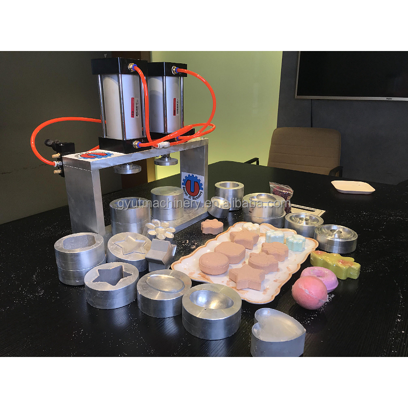 Handmade Bath Salt Ball Making Machine with Salt Powder Raw Material and Various Molds