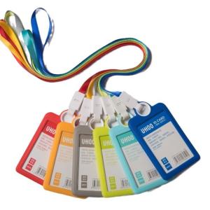 Quality Hands-Free Convenience Customized ID Card Holder with Non-Toxic Soft Silicone Lanyard wholesale