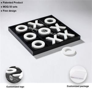 Quality Classic White and Black XO Game Board Set Decoration wholesale