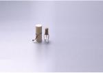 Bamboo Caps Empty Glass Nail Polish Bottles , 15ml Clear Nail Polish Bottle