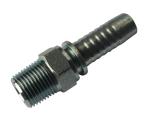 3 / 8" NPT Hydraulic Hose Fittings For High Pressure Rubber Hoses 15611 Carban