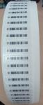 58kHz 45mm ± 0.2mm Length EAS Source Tagging / AM Hang Tags / Anti Theft Label