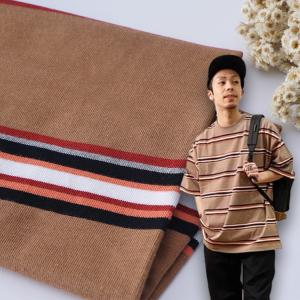 Quality Skin-Friendly And Breathable Moisture-Absorbing Striped Knit Fabric For Casual Wear wholesale
