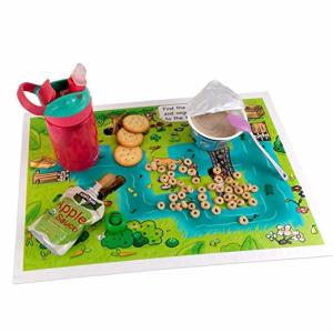Quality baby using printed plastic disposable placemats customized logo table topper for kids wholesale