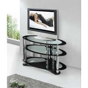 Quality oval glass tv stand xyts-051 wholesale