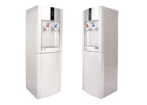 Quality Free standing 16L/E bottled hot and cold drinking water dispenser with complete silver painting wholesale