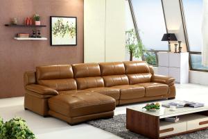 Quality modern living room genuine leather combination sofa furniture wholesale