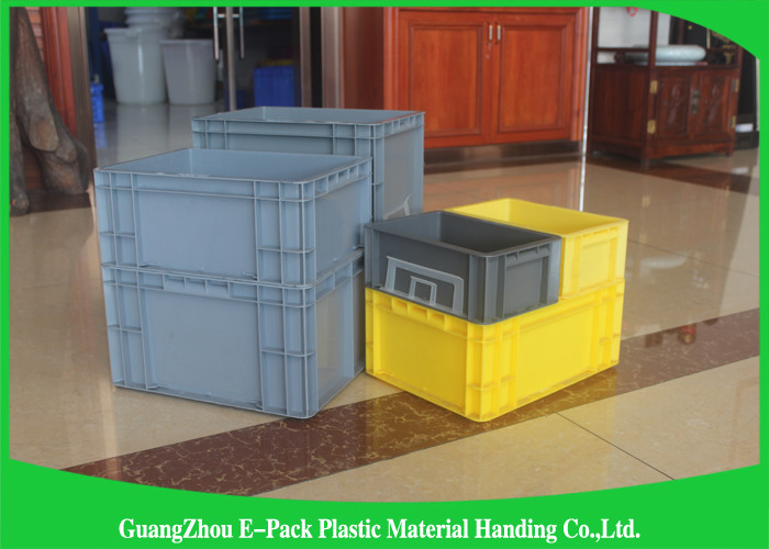 Heavy Duty Plastic Euro Stacking Containers Food Grade For Fruit And Vegetable
