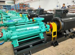 Quality Cast Steel Multistage Ring Section Industrial Hot Water Pump 76-423m Head wholesale