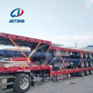 Quality 50 60 Ton Gooseneck Lowboy Semi-Trailer Steel Excavator 3 4 Axle for Australia Market wholesale
