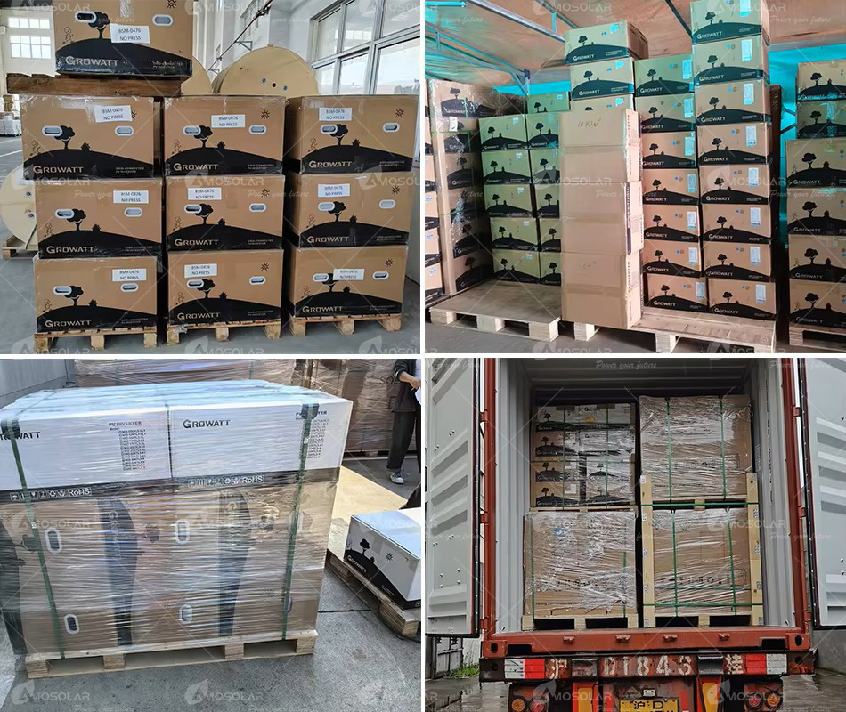 Growatt Hybrid Solar Inverter 48V 5Kw 6Kw 10Kw 12Kw 20Kw SPF 6000ES Output Frequency 50/60Hz
