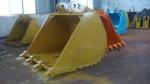 Excavator Rock Bucket With Teeth , Wheel Loader Bucket For Mining