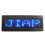 Blue light led name badge, Mini Scrolling led message badge